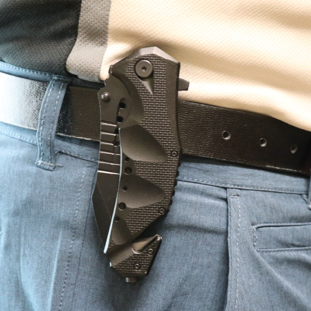 Military Grade 9" Tactical Rescue Knife - Image 2