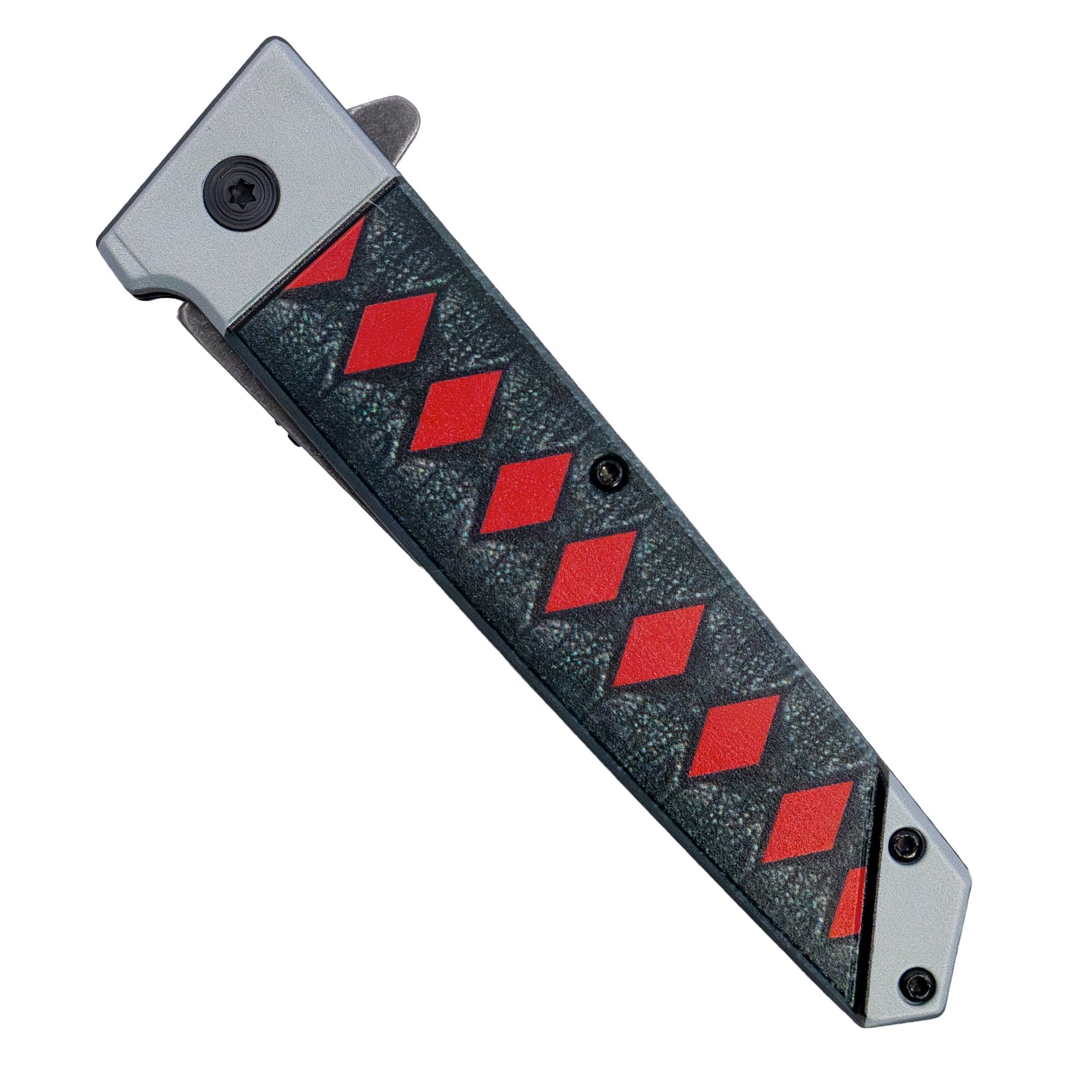 9" Spring Assisted Anime Knife with Tanto Blade - Image 2