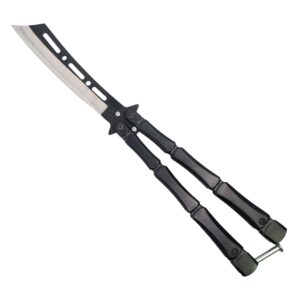 9.25" Bones Butterfly Knife with Cleaver Blade