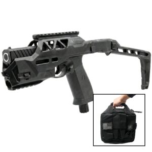 The Heat Pepper Launcher Folding Stock with Carrying Case (Launcher Not Included)