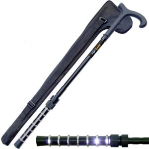 ZAP Cane Stun Gun Walking Cane with Flashlight